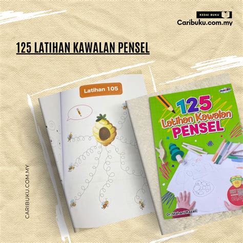 Hot Sale Buku 125 Latihan Kawalan Pensel Saiz A4 Mommy Happy