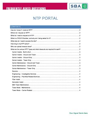 Fillable Online NTP PORTAL Fax Email Print PdfFiller