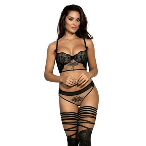 Soutien gorge corset à armatures Noir Axami lingerie Fitancy