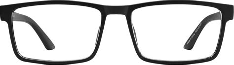 Black Rectangle Reading Glasses #R001421050 | Zenni Optical