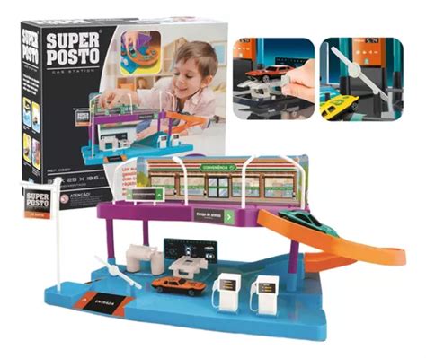 Pista Posto C Lava R Pido Brinquedo Carrinho Tipo Hot Wheels Mercadolivre