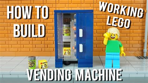 How To Build A Working Lego Vending Machine Drinks Snacks YouTube