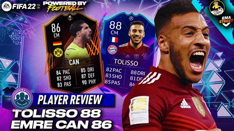 TOLISSO 88 RTTF E CAN 86 RTTF PLAYER REVIEW FIFA 22 PLAYER REVIEW