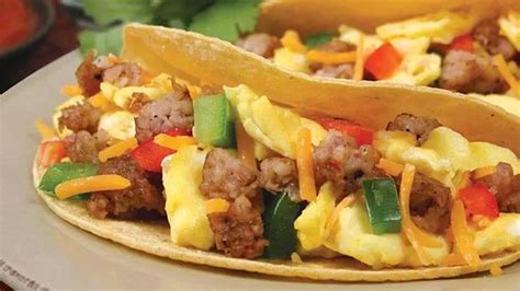 Sausage Breakfast Tacos Jimmy Dean Brand