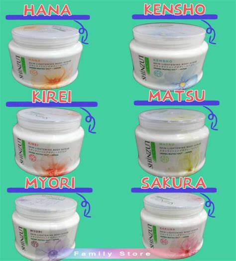 Shinzui Skin Lightening Body Scrub G Matsu Kirei Hana Myori