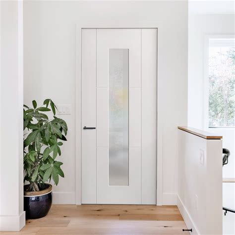 Liberty Doors White Internal Primed Trent 1 Light Obscure Glass Door
