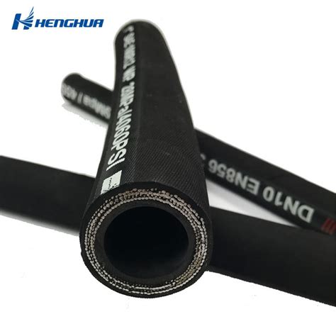 En Sp Industrial High Pressure Steel Wire Spiraled Hydraulic Hose