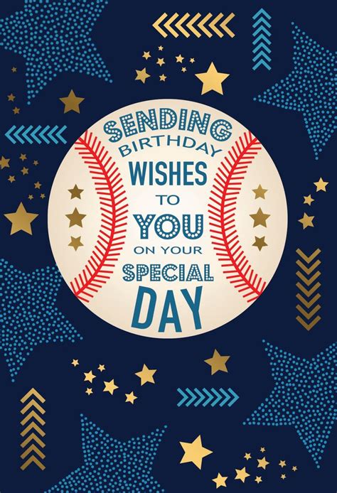 Baseball Birthday Card | Sending Wishes on Your Special Day