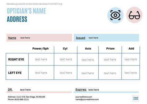 Customize A Printable Doctor Prescription Template