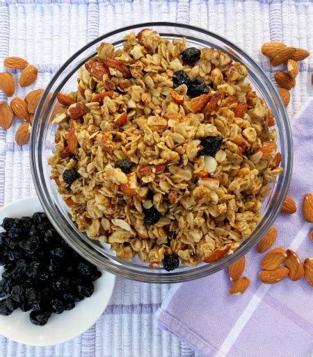 Lemon Blueberry Granola Recipe Clean Eats Fast Feets