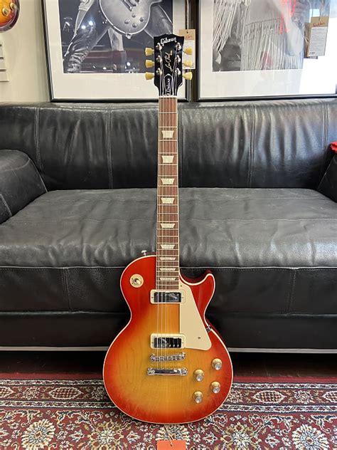 Gibson Les Paul Deluxe 70s Cherry Sunburst Reverb Deutschland