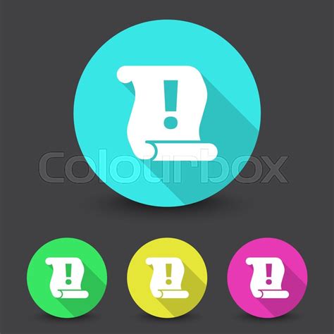 White Important Information icon in ... | Stock vector | Colourbox