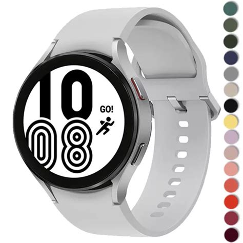 Pulseira De Silicone 20mm Para Samsung CURVADA Galaxy Watch 4 40mm