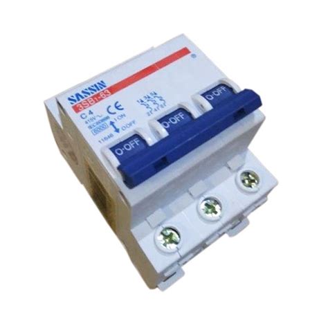 Автоматический выключатель 3SB1-63 (C45N) 3P 4A