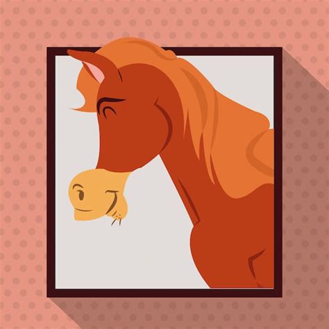 Diseño de dibujos animados de animales Vector Premium