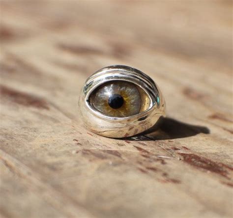 Sz 8 5 Sterling Silver Prosthetic Glass Eye Lid Ring Reserved Etsy Silver Sterling Silver