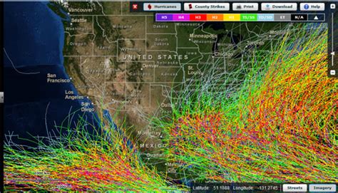 Free Online Tool To View Paths Of Past Hurricanes Put To Test