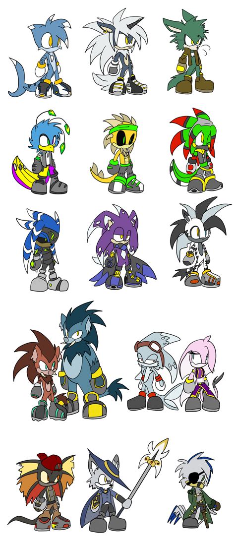 Sonic OC Chibisplosion By Glitchgoat On DeviantArt