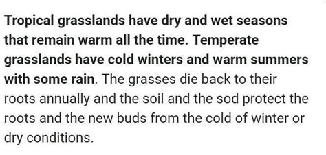 Difference Between Tropical And Temperate Grasslands 1 2