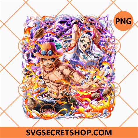 Ace And Yamato Png Romantic Couple One Piece Png Yamato Ace The