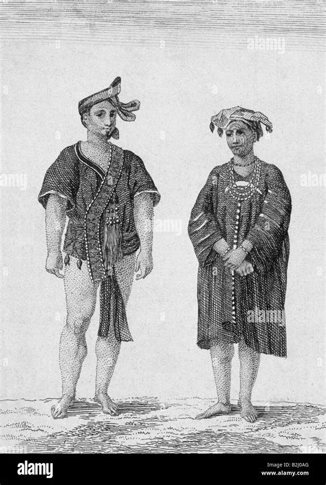 Geography Travel Burma People Kain Couple From Arrakan Copper