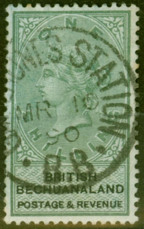 Bechuanaland 1888 1s Green And Black Sg15 V F U