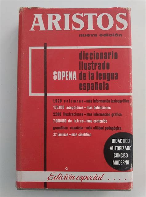 DICCIONARIO ILUSTRADO DE LA LENGUA ESPAÑOLA ARISTOS Amazon co uk