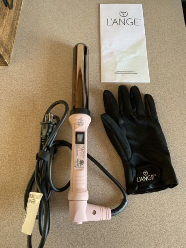 Lange Ondule Titanium Curling Wand Iron Mm Blush Rose Gold