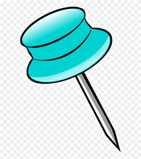 Yellow Push Pin Clip Art At Vector Clip Art Online Clip