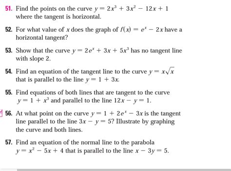 51 Find The Points On The Curve Y2x33x2−12x1