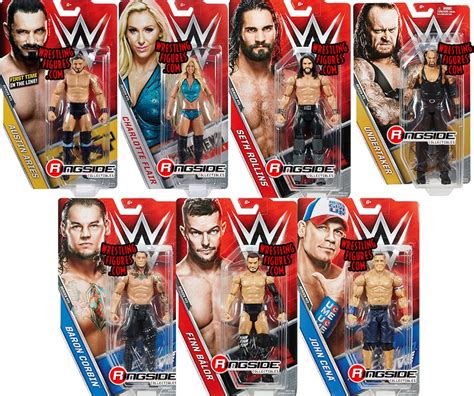 WWE Series 71 Toy Wrestling Action Figures By Mattel This Set Includes