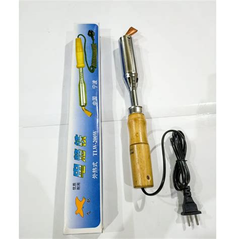 Jual Solder Listrik W Gagang Kayu Watt Electric Soldering Iron