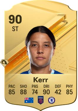 Sam Kerr EA Sports FC 24 Player Ratings - Electronic Arts