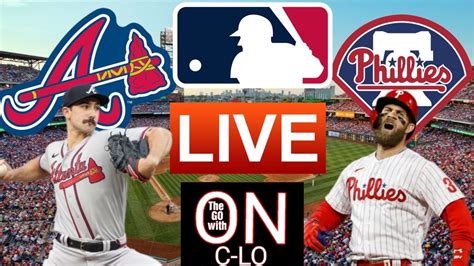 LIVE MLB BASEBALL ATLANTA BRAVES VS PHILADELPHIA PHILLIES PLAY BY