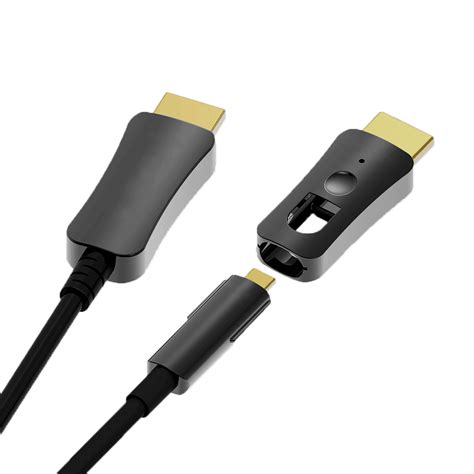 Cabo Hdmi 8k 20 Fibra Óptica 20 Metros 2 Em 1