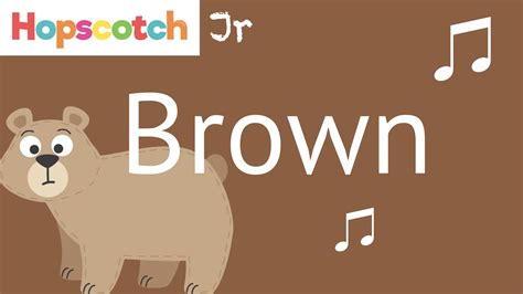 The Color Brown Song - YouTube