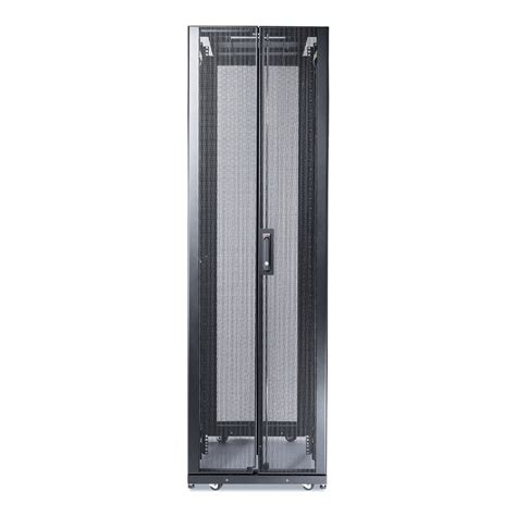 APC NetShelter SX 42U 600mm x 1200mm Extra-Deep AI/GPU Server Cabinet — SIDES-DOORS (BLK) (AR3300-SIDES-DOORS-BLK)