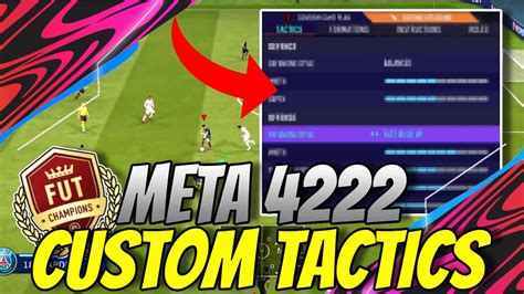 FIFA 21 BEST OVERPOWERED 4222 PRO PLAYER CUSTOM TACTICS PLAYER