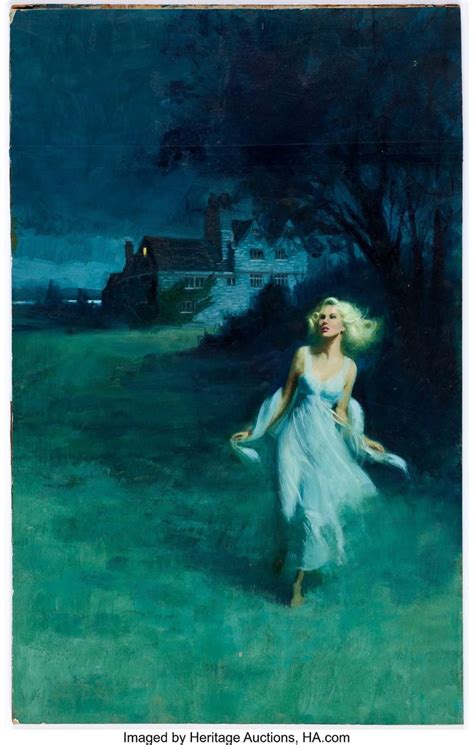 Gothic Romance Paperback Cover Painting Original Art (undated ...