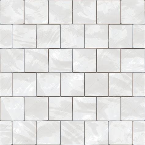 Shiny Seamless White Tiles Texture Stock Photo Kmiragaya 2364760