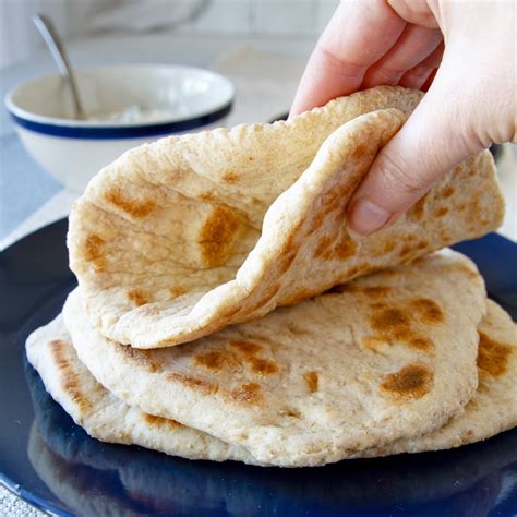 Fitness Celozrnn Naan Pita Chlieb Zdrav Recept Bajolafit Sk