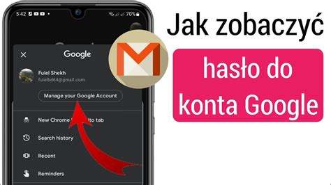 Jak Zobaczy Has O Do Konta Google Na Telefonie Kom Rkowym Zobacz