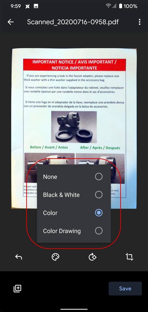 how to scan from android phone