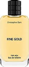 Christopher Dark Fine Gold Eau De Toilette Makeupstore De