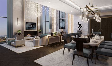 exclusive penthouse development luxury interior design  london