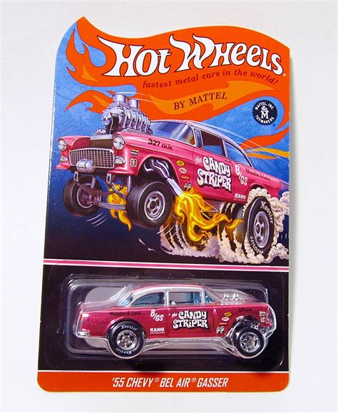 Hot Wheels Rlc 55 Chevy Bel Air Gasser Candy Striper