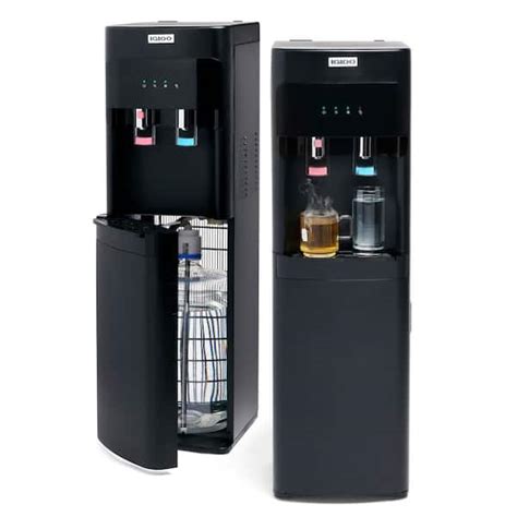 IGLOO Gal And Gal Bottom Load Hot And Cold Water Dispenser Black IWCBL CHBK The Home
