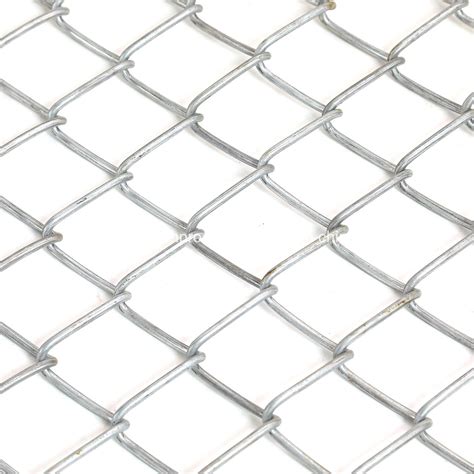 9 Gauge Galvanized Chain Link Fence Cyclone Mesh Fence Diamond Wire