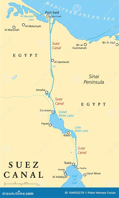 Suez Canal - The modern suez canal that was built in the 19th century ...