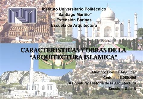 Caracteristicas Y Obras De La Arquitectura Islamica Ppt